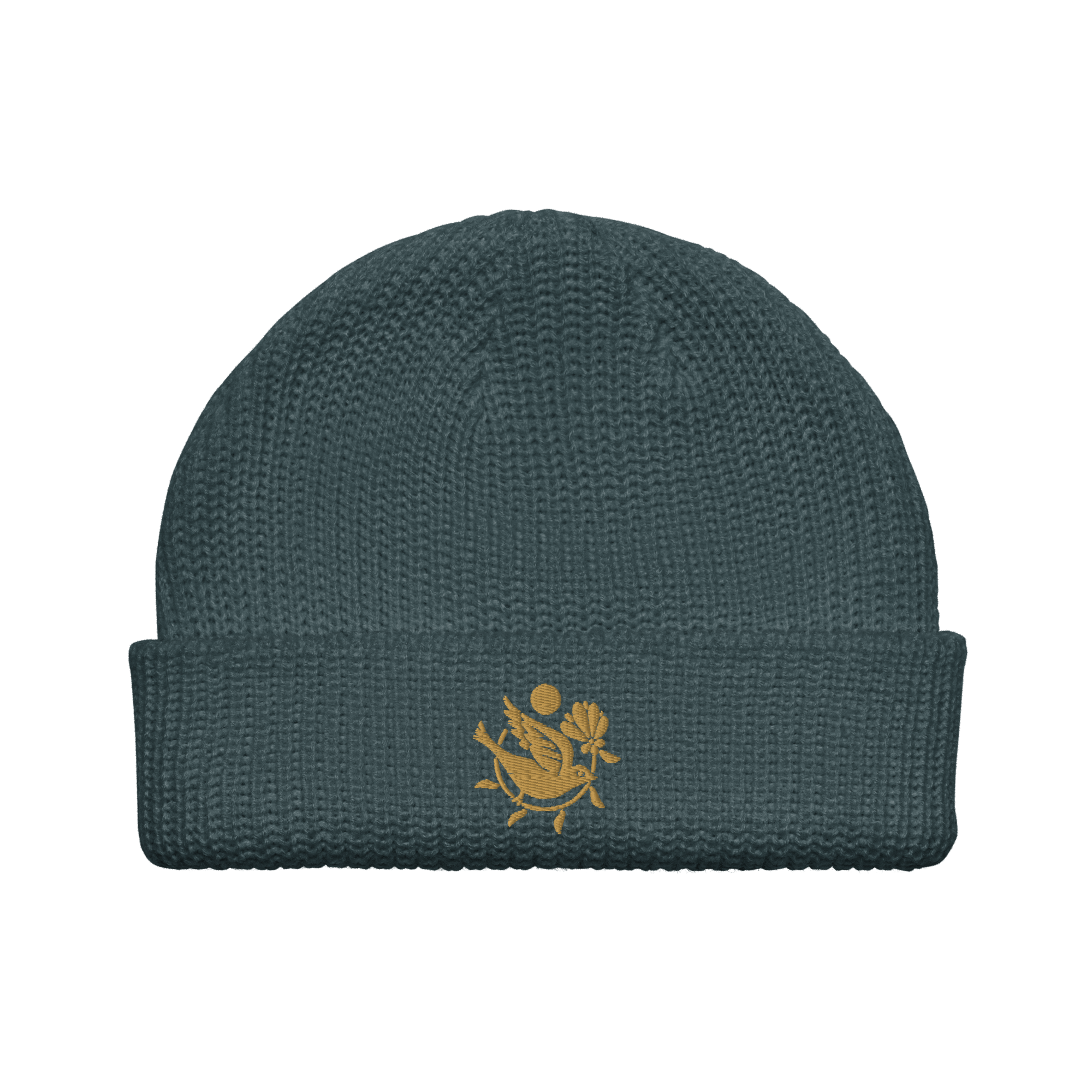 Flowerbird Icon Fisherman Beanie